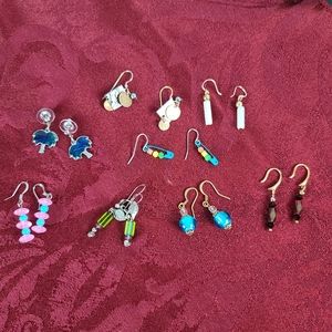 Earring Bundle 8 pieces. Pierced.